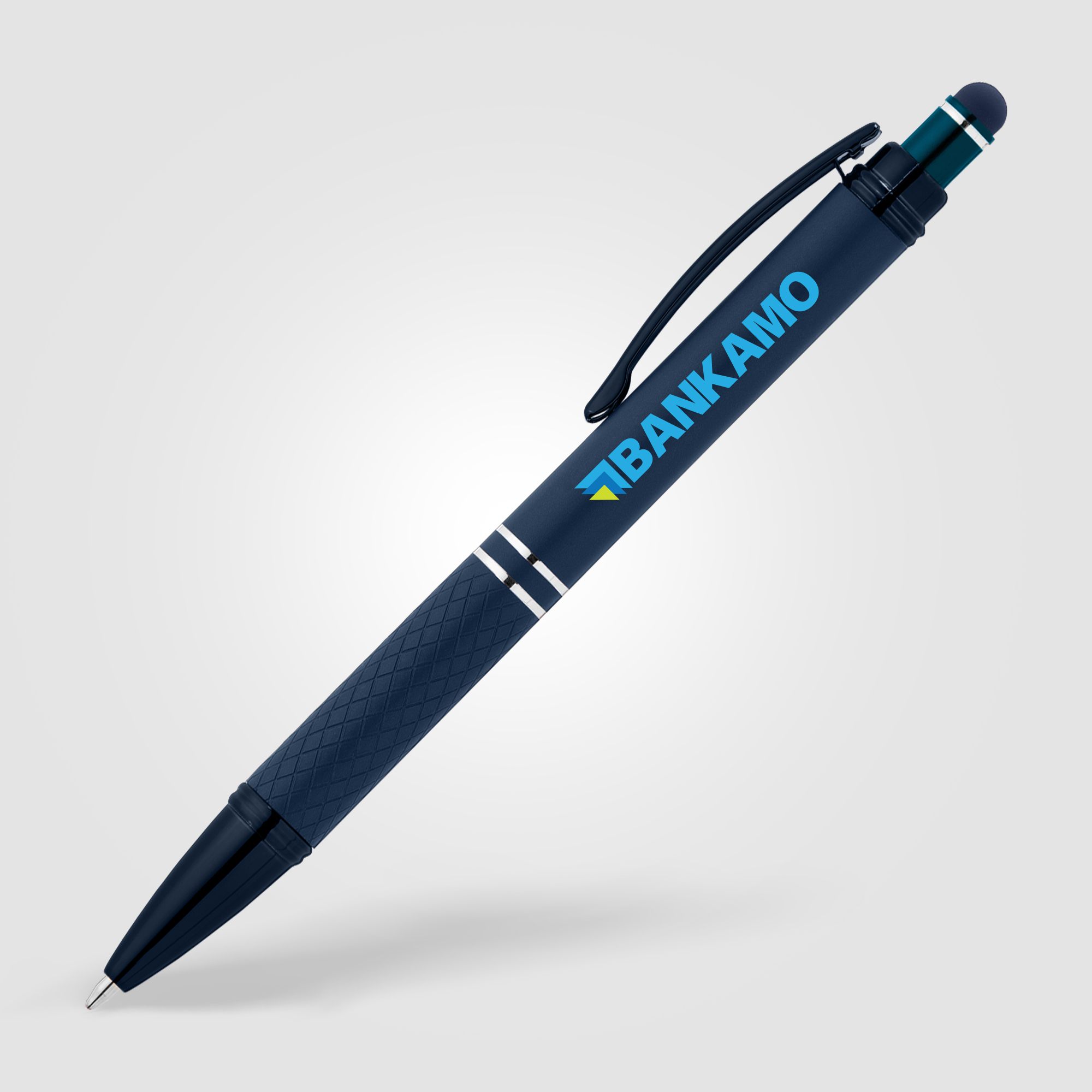 Stylo/stylet personnalisable - Phoenix Softy Monochrome Bleu marine